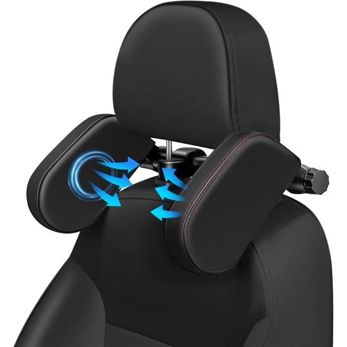 Appuie-tête Voiture Enfants Et Adultes - Rotation 360° En Mousse à Mémoire De Forme, Réglable Et Ultra Confortable Pour Longs Trajets