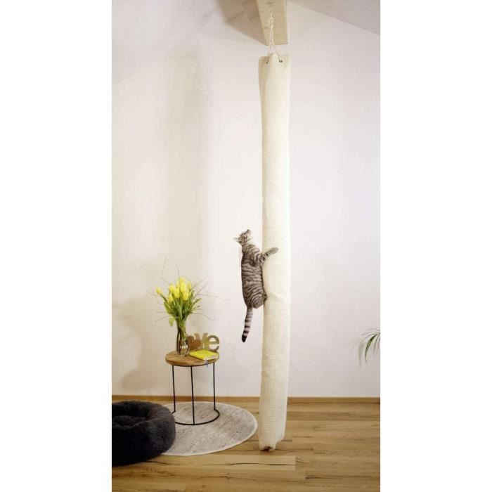 Chaise Longue En Sisal Pour Chat - Lit Portable Et Réglable - Pliable - Confortable - Protection Des Meubles