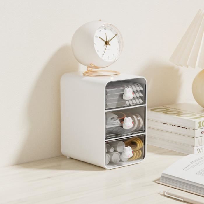 MDesign Lot De 2 Organiseurs De Maquillage Empilables Pour Coiffeuse