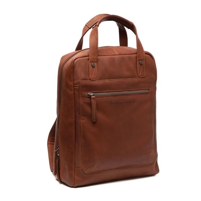 The Chesterfield Brand MAZARA - Sac à dos - cognac/orange