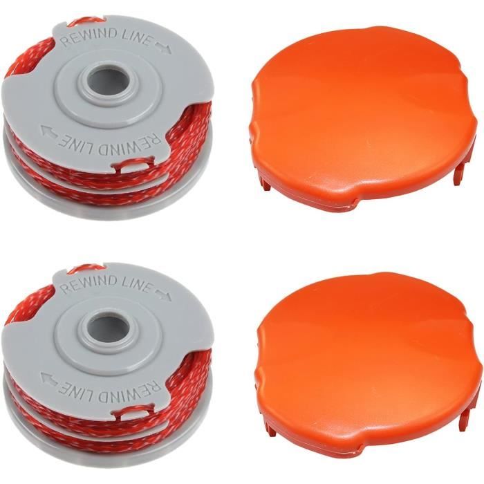 FUSHUI Lot De 2 Bobines De Débroussailleuse, Double Ligne à