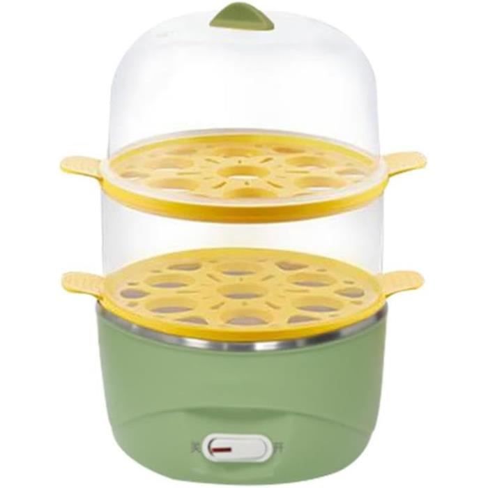 Cuiseur à Œufs Pliable 2 Pièces - Moule à Œufs Pochés Parfait, Cuiseur Vapeur Suspendu Oreille, Gadget Cuisine Pratique Noir