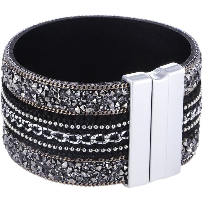 Bracelet, zircons cubiques, 10K - La Boîte à Bijoux