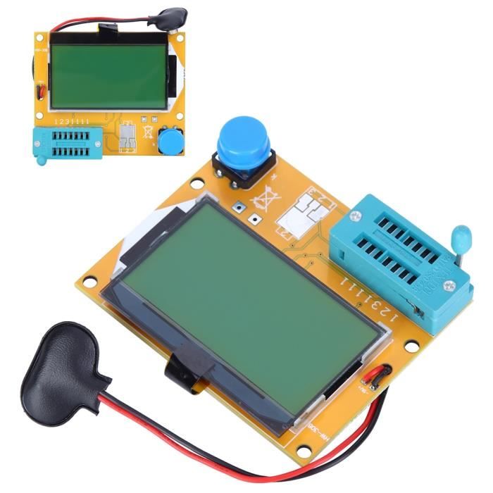 Testeur ESR Pour Condensateurs, Transistors, Résistances - Avec écran TFT 1.8 Pouces, NEUF