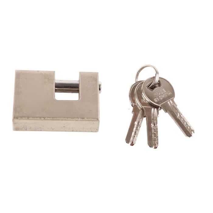 Cadenas Clé Cadenas À Clé En Bronze, Imperméable, Résistante À La Rouille Et Anti-Vol, Largeur