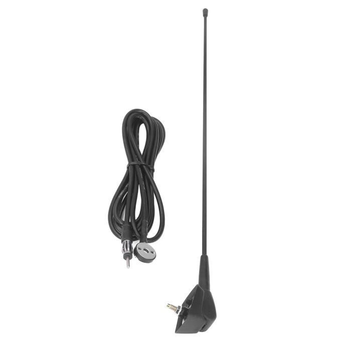 TIP Antenne stéréo de voiture Antenne d'autoradio en caoutchouc FM AM remplacement d'antenne de mât pour 205 206 306