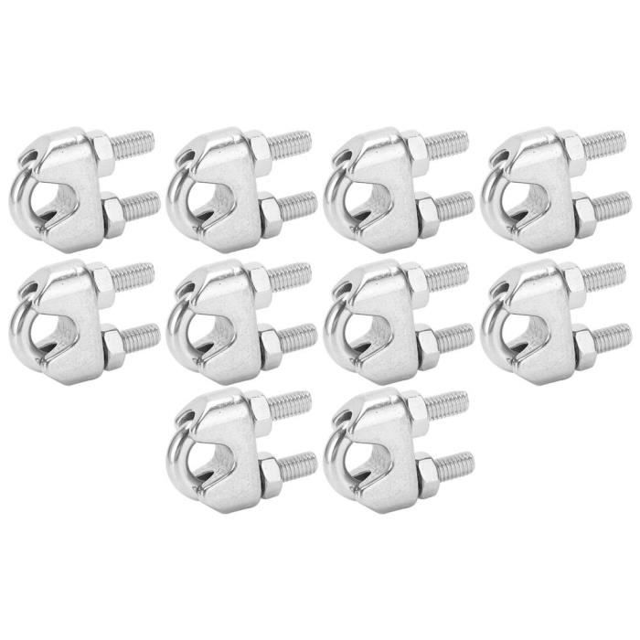 AIDUCHO M5 Serre-Câbles Etrier U Boulon Clip De Câble 304