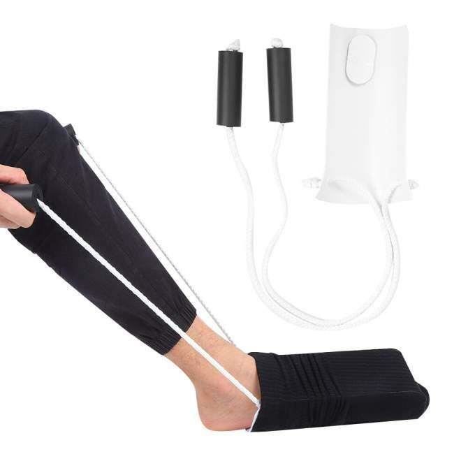 Enfile-chaussette D'aide - Pour Femme Enceinte, Personne âgée, Blanc, Plastique ABS