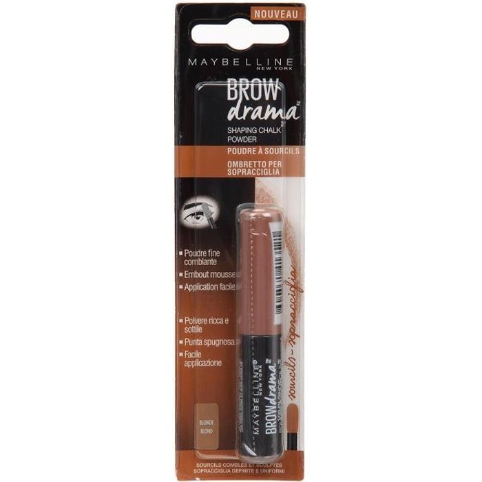 Mascara à Sourcils Gemey Maybelline – Teinte 03 Blond Foncé – Tenue 24h – 7,7 Ml – Neuf