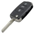 Coque de clé télécommande à 3 bouton pour Volkswagen Polo Sharan Tiguan Touran Up Jetta Golf MK6 Golf Break-1