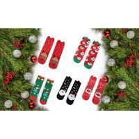 5 Paires Chaussettes De Noël Femme Homme, Chaussette Noel