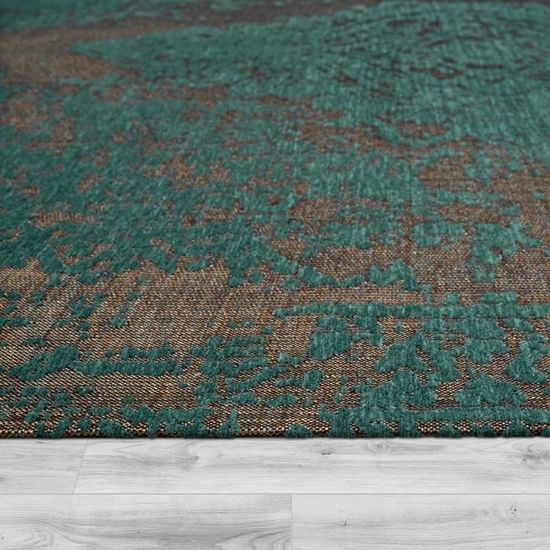 Orient Teppich Patchwork Vintage türkis grün 240x160 Used Look handgeknüpft 2157 Orient Teppich Patchwork Vintage türkis grün 240x160 Used Look handgeknüpft 2157