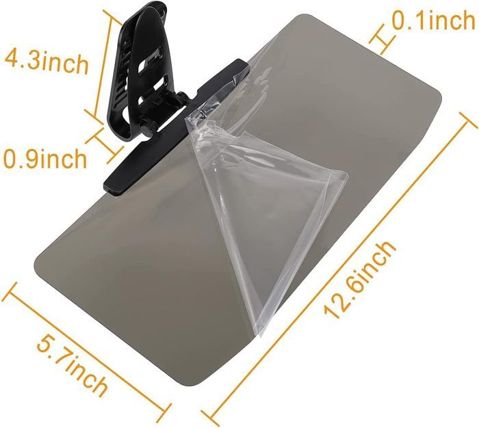 Extension Pare-Soleil Voiture Anti-Éblouissement - Protection UV Pour Conducteur & Passager