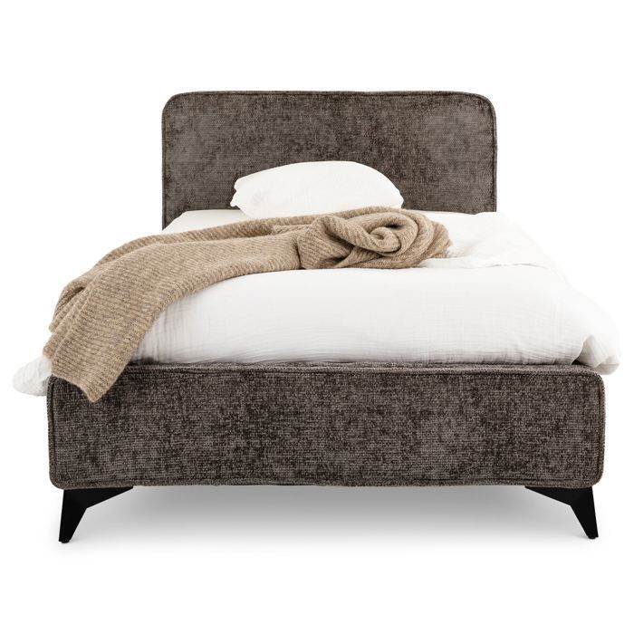 Lit Simple IDIMEX TICO – 90x190 Cm – Blanc – Avec Sommier – Enfant Ou Adulte