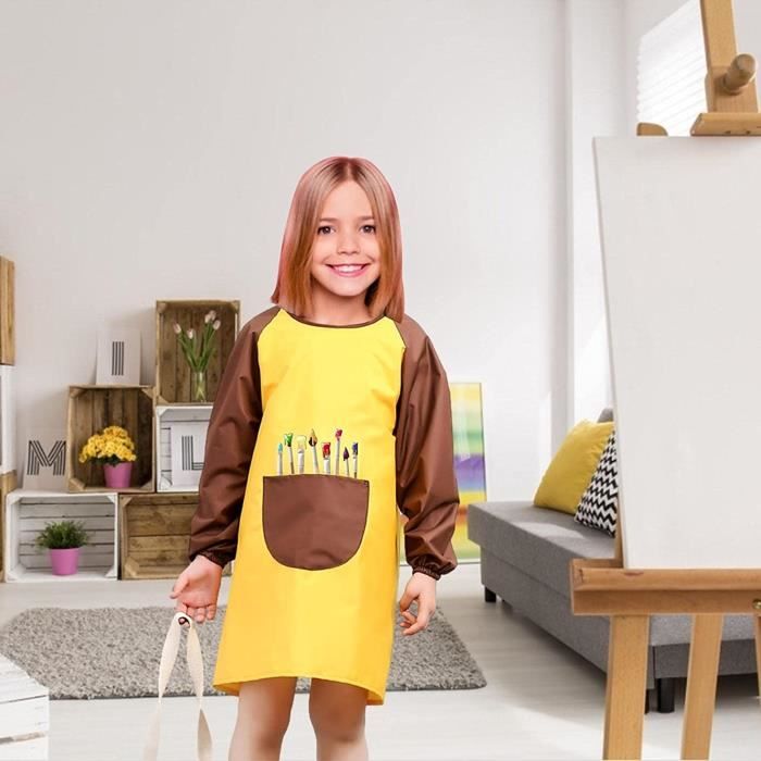 Tabliers Artistiques Enfants 3-7 Ans - Lot de 2 Blouses Manches Longues Tabliers Artistiques Enfants 3-7 Ans - Lot de 2 Blouses Manches Longues