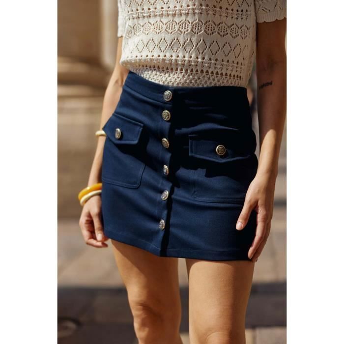 La Petite Etoile Jupes mi-longues Jupe midi - Juny femme bleu