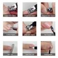 Ciseaux à ongles Ensemble de coupe-ongles Kit d'outils de manucure Ensemble complet de coupe-ongles de manucure-2