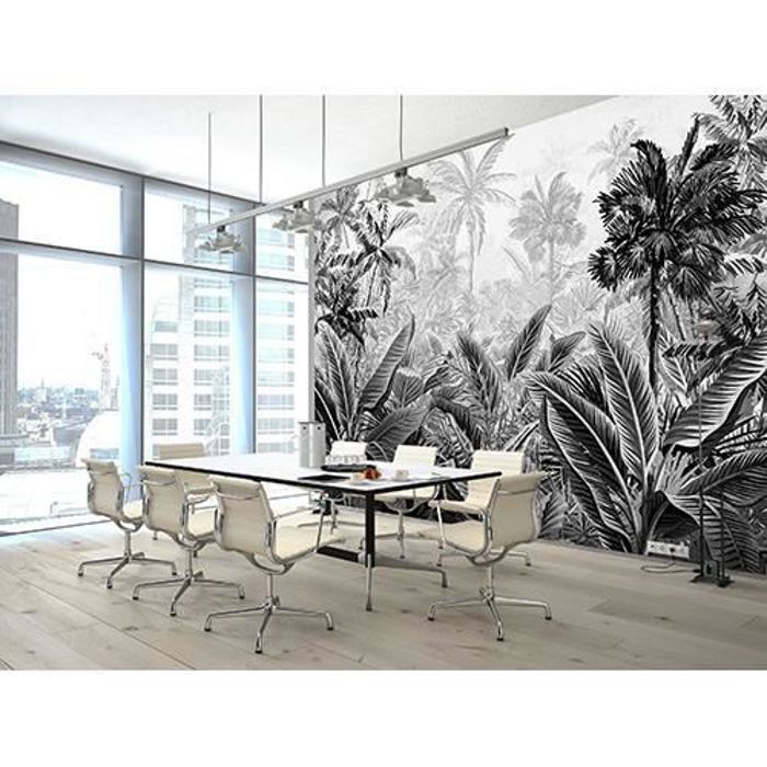 Papier Peint 3D Forêt H102 – Autocollant Amovible, Effet Mural, Pose Rapide !