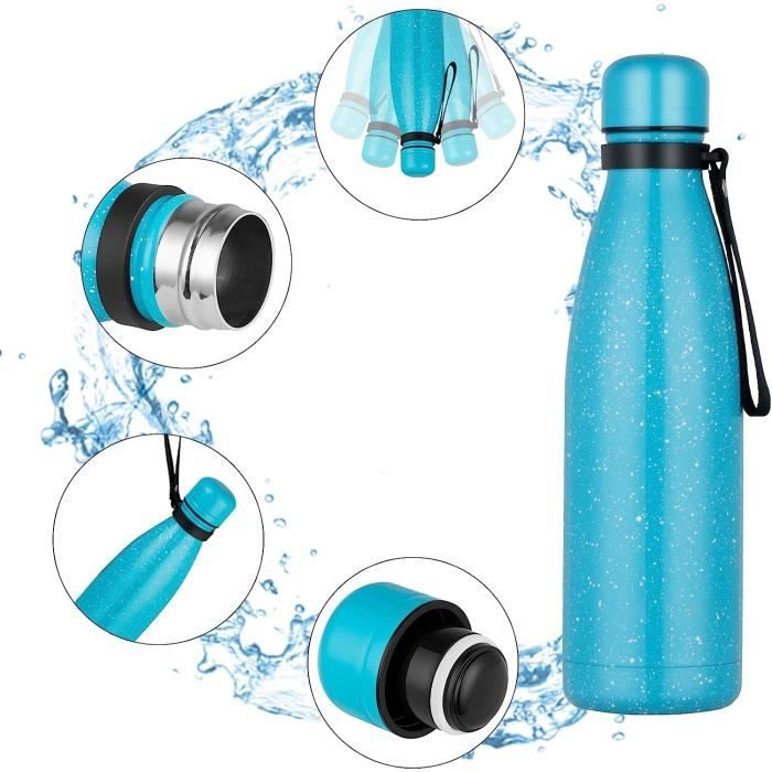 Gourde Isotherme Mont-Clair 500ml - Inox, 24h Froid / 12h Chaud, Sans BPA - Parfaite Pour Sport Et Voyage