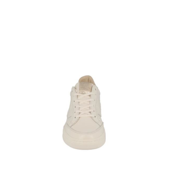 Basket grosse semelle BASALT NME F2H Blanc or Jaune Cdiscount
