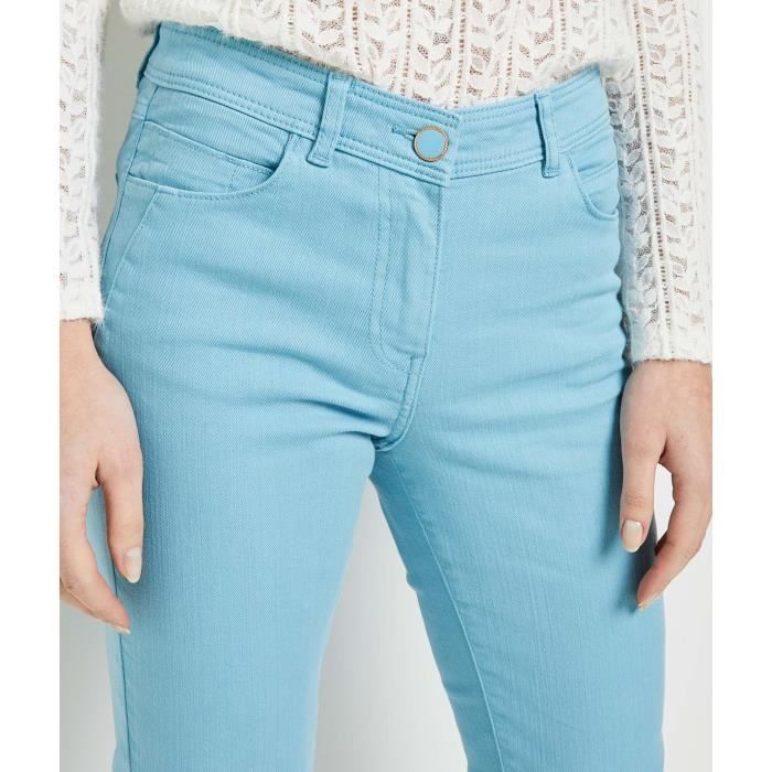 Corsaire en jean best sale femme