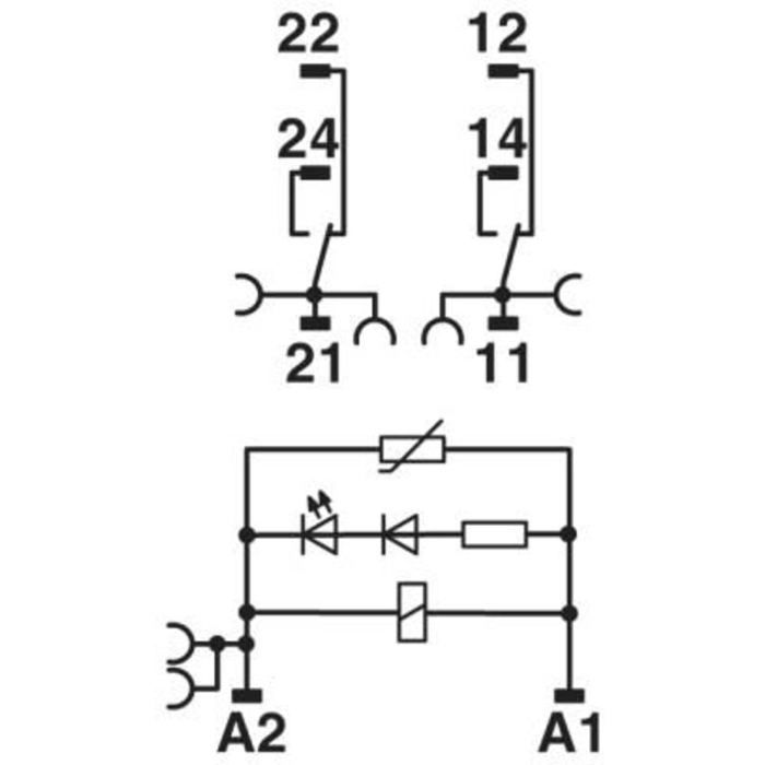 Carte Relais ARITECH RC813 - 1 Contact Inverseur (vendu à L'unité)