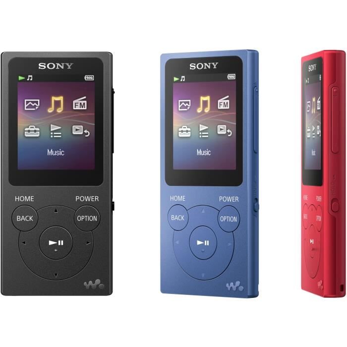 Lecteur MP3 Portable Sony NWE394L.CEW - 8 Go - Bleu - USB 2.0
