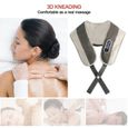 Appareil de Massage Multifonction Thermique Masseur de cou électrique pour épaule cou dos-3