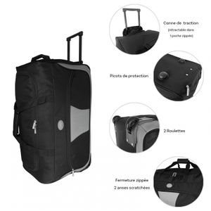 Sac de voyage à roulette 23 kg Cdiscount