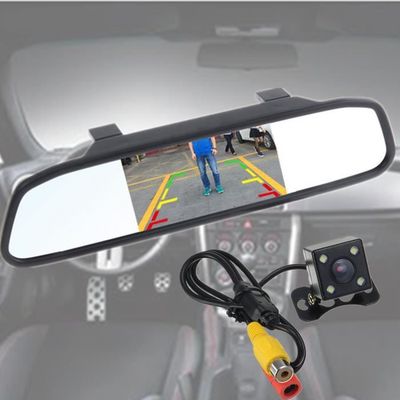 Caméra De Recul Filaire Système Kit, HD 1080P Moniteur 9 '' Et 4