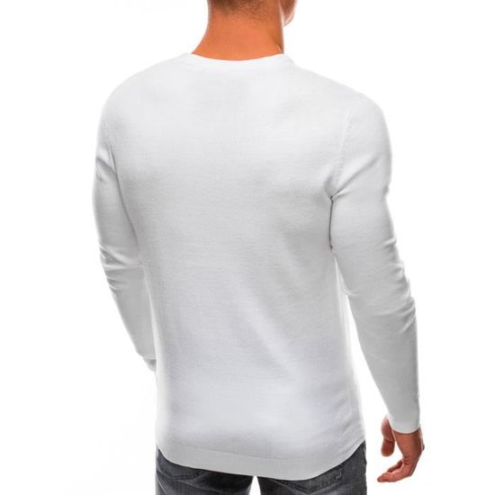 Pull Longsleeve - Ombre - Pour Homme - Blanc Blanc - Cdiscount