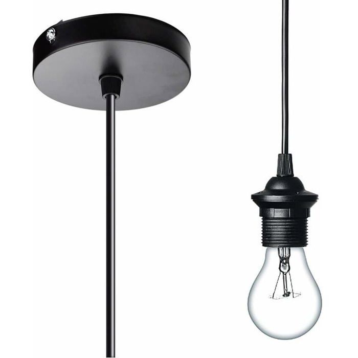 Lot De 2 Lampes à Suspension éclairage Intérieur Hauteur Réglable Métal Diamètre 30 Cm Noir Doré