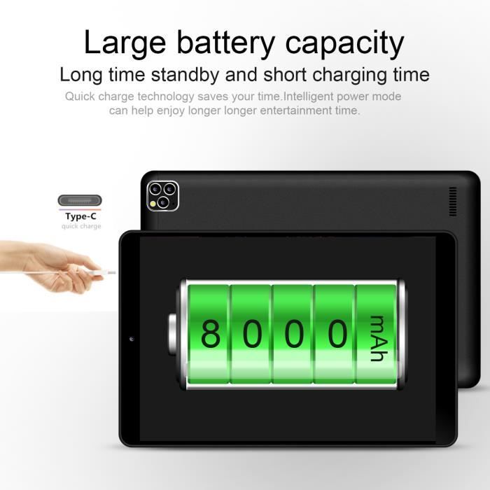 4G LTE Tablette Tactile 10.1" - Android 9.03