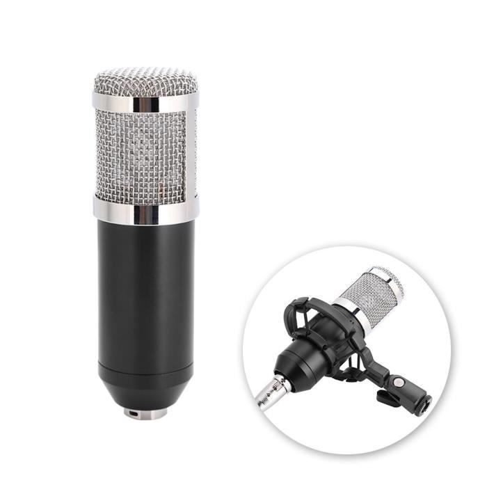 BOYOU Set de microphones à condensateur audio professionnel Micro  d'enregistrement audio de studio avec support de choc Chant - Cdiscount TV  Son Photo