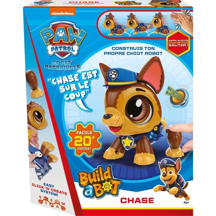 Robot Pat Patrouille Chase - GOLIATH - Assemble et personnalise ton ...