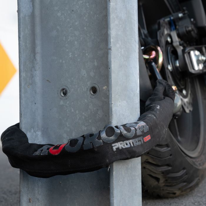 Antivol Moto Chaîne Robuste 84cm Avec 2 Clés, Sécurité Véhicule