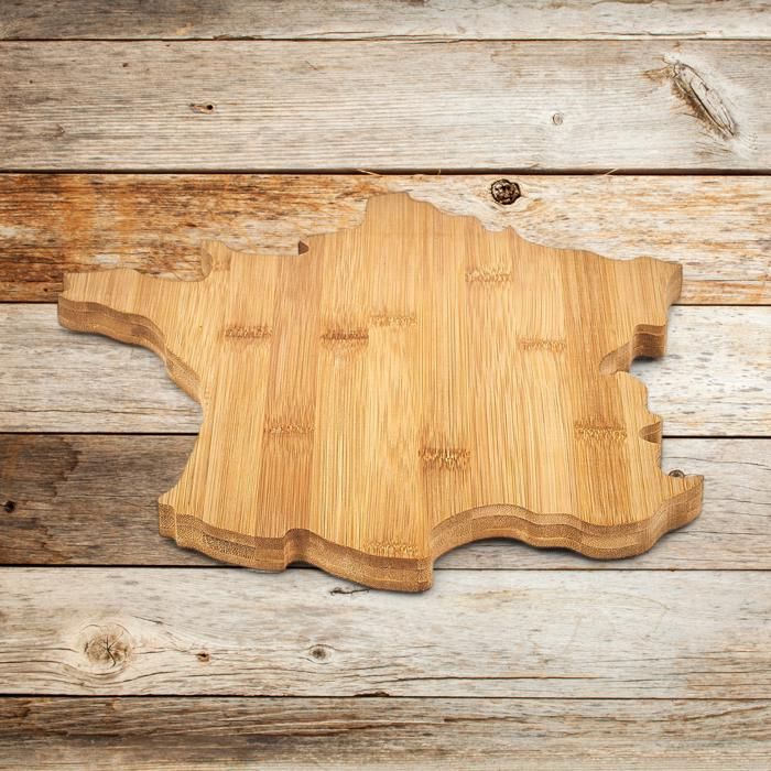Plateau Tournant En Bambou 33x4 Cm - Planche à Découper Et De Service - Pour Apéritif, Petit-déjeuner, Fromage