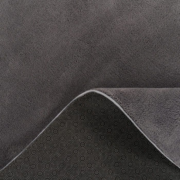 Tapis De Salon à Poils Longs 170 X 185 Cm Shaggy Moderne Design Poil