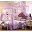 Ciel De Lit Bebe J7pqd Courbe 4 Coins Poteau Rideau De Lit Auvent