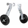 Stabilisateur velo newton renforce roue plastique pour velo handicape 20-24-26" (paire)-0