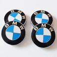 4x Logo 68mm BMW Blue Centre De Roue Jante Cache Moyeu Emblème-0