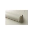 INSPIRE Papier peint Vinyl intissé Textile blanc touche nacré 10.05 x 0.53 m Réf 82605280-0