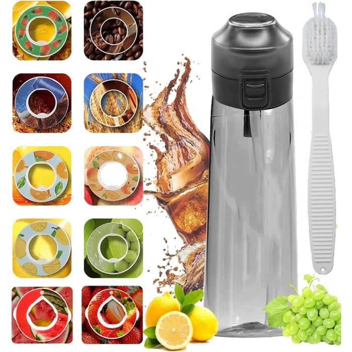 Air Bottle Up Flasche,Airs Flasch Up,AirsUp Flasche Starter mit 10 Air