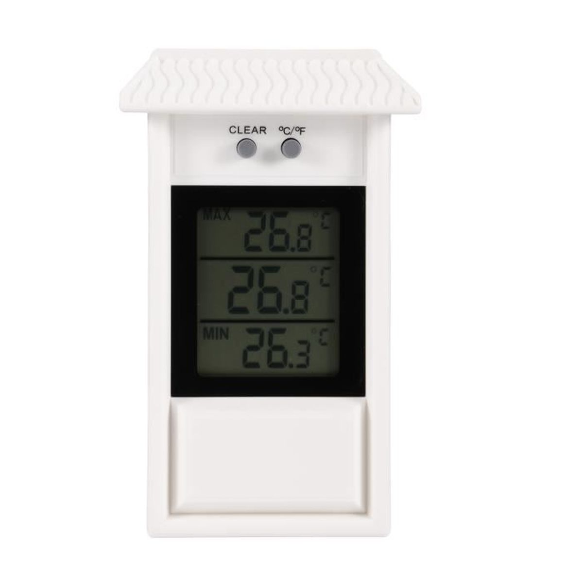 Thermomètre Numérique Mini Maxi | Grand Écran LCD | Pour Serre Et Jardin | Intérieur/Extérieur
