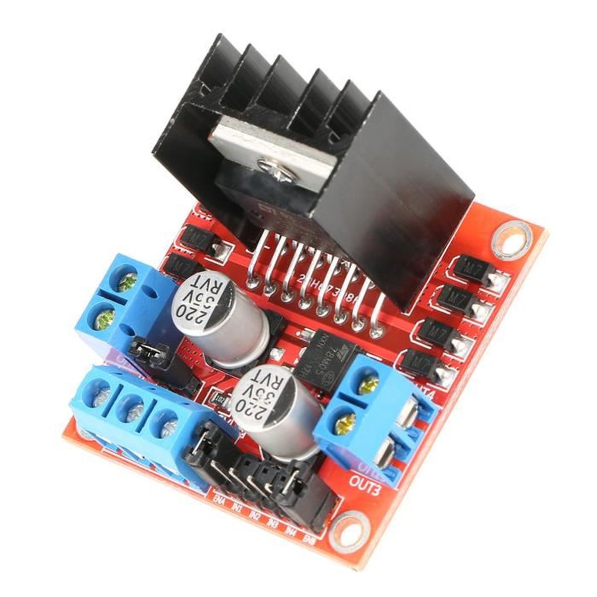 Module L298N Dual H-Bridge - Contrôleur Moteur 5V-35V 2A Pour Robot Voiture