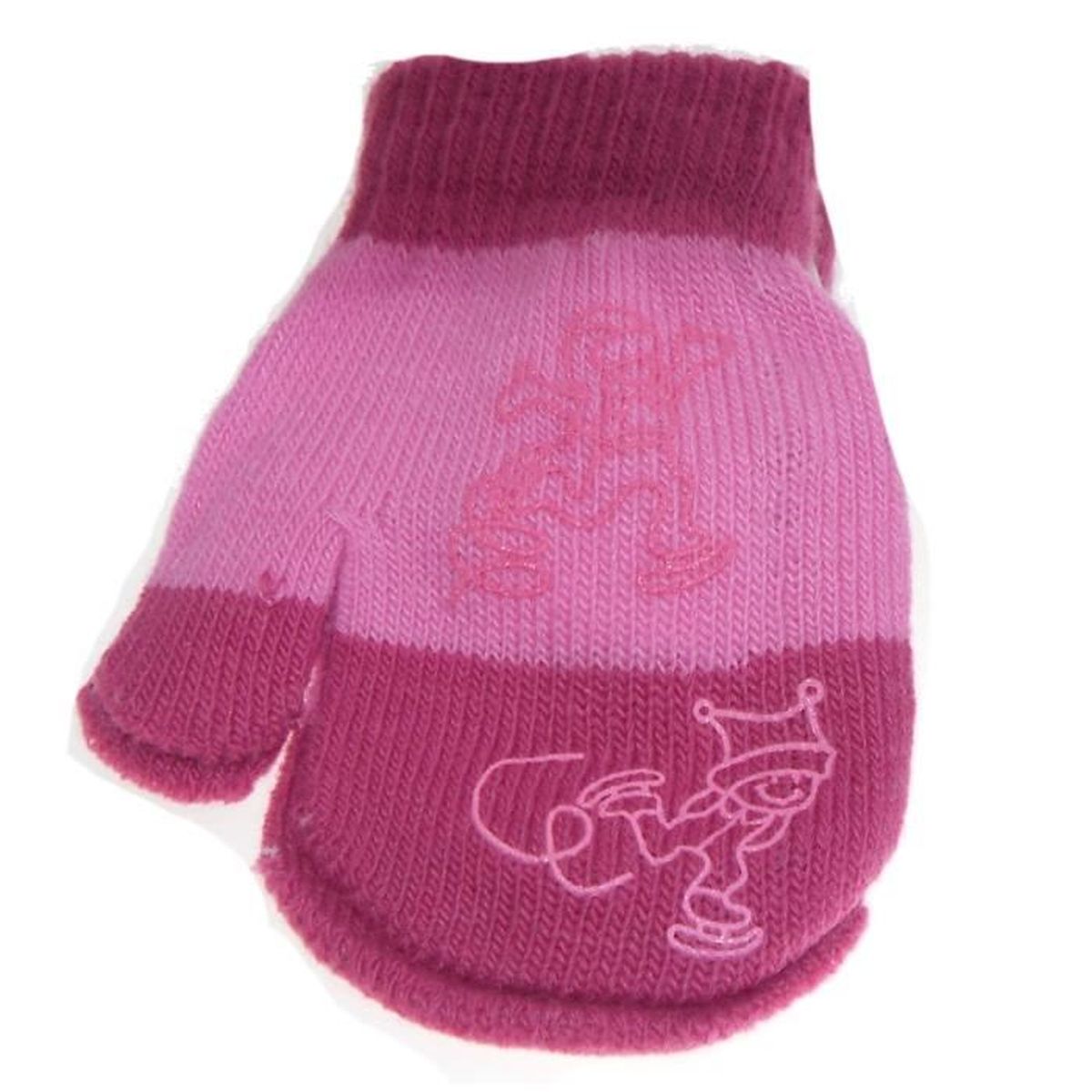 1 Paire De Moufle Bebe Fille Lutin Faisant Du Ski Rose Avec Cordelette Taille Unique Extensible Rose Cdiscount Pret A Porter