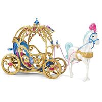 Carrosse et Cheval de Cendrillon - Princesses Disney - Accessoire - Age minimum 3 ans - Jaune - Enfant