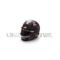 Voiture Miniature de Collection - SPARK 1/5 - CASQUE Esteban Ocon - F1 2023 - Black / Red - 5HF096