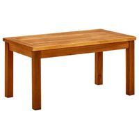 Table basse de jardin en bois d'acacia massif 70x40x36 cm - Marron - HPZNJE®