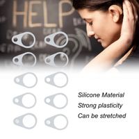 Boucle en silicone pour clip d'aide auditive 10 pièces lanière de prothèse auditive boucles en Silicone BTE pince de 89163 -KOA